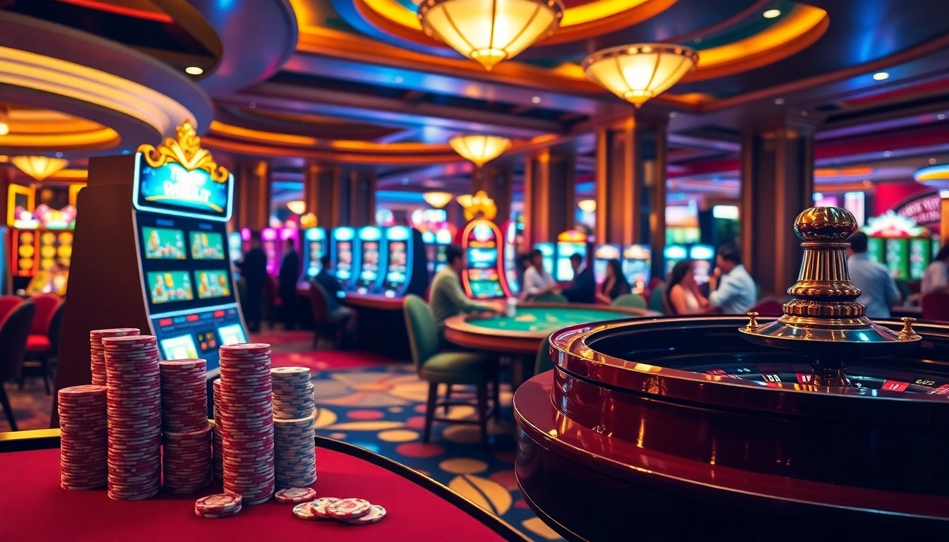 Players enjoy diverse games at a lively table in a luxurious casino atmosphere on https://ww88.review/.