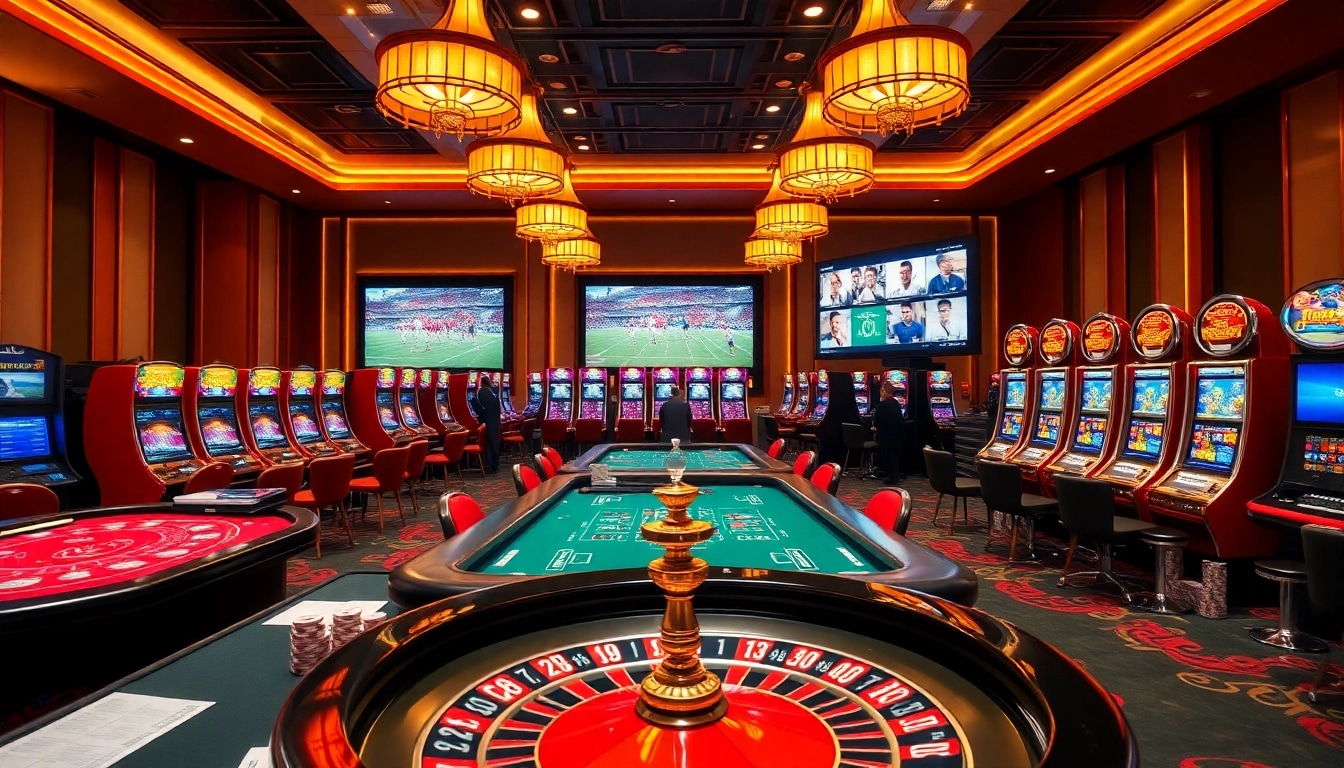 Experience thrilling betting with thể thao pg88 at a vibrant online casino scene showcasing sports gambling excitement.