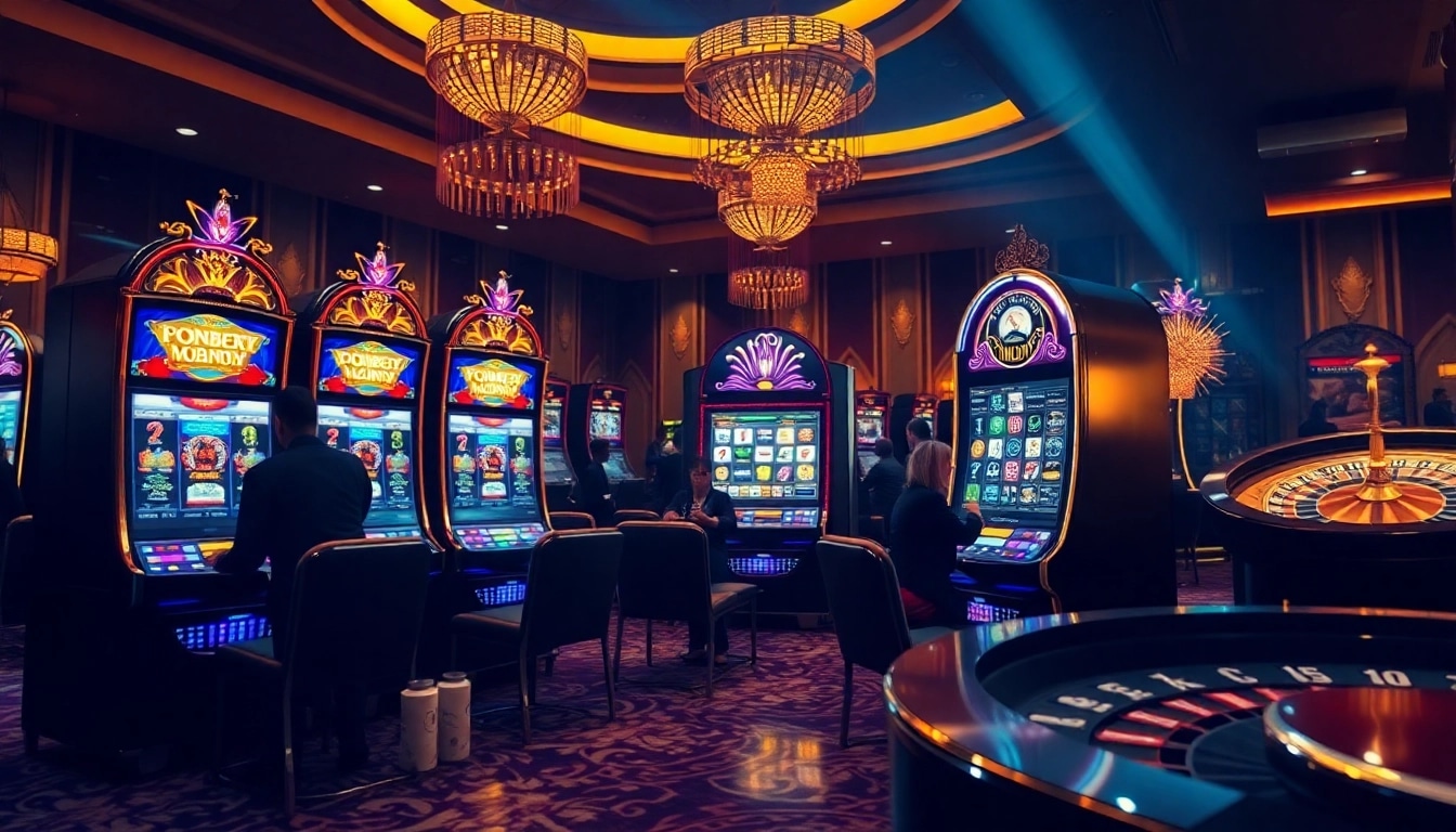 Experience the luxury12 excitement with vibrant slot machines and engaging gambling action.