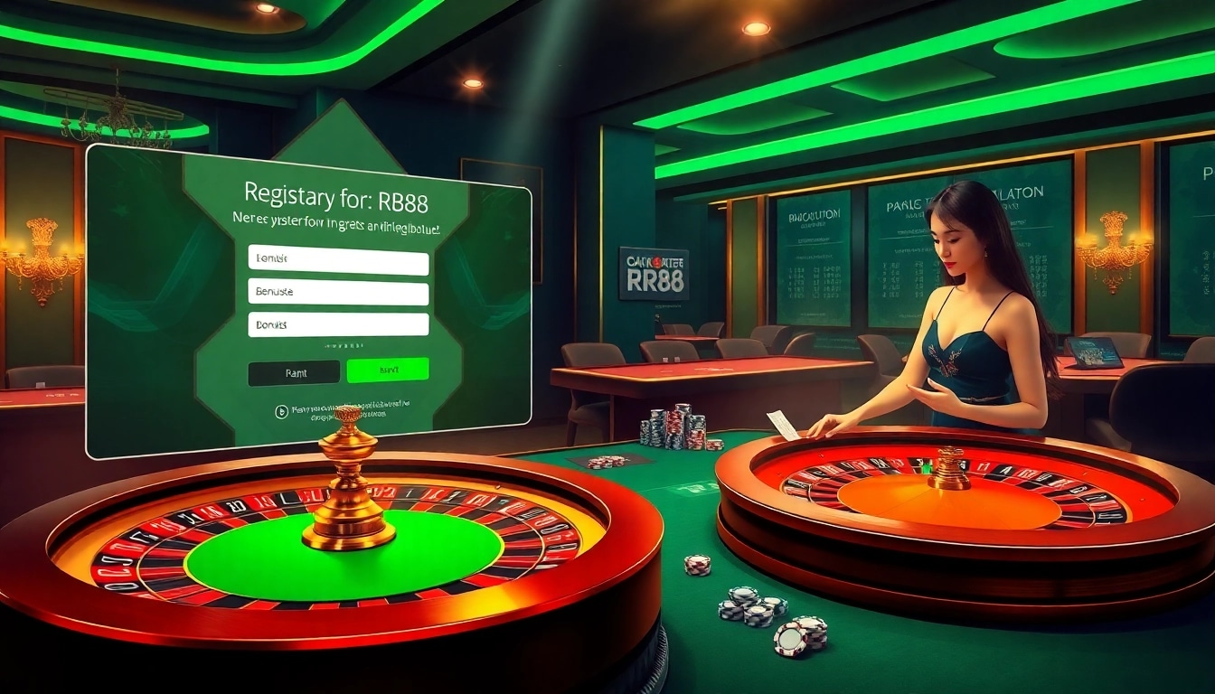 Experience seamless registration at RR88 while enjoying thrilling casino games and bonuses.