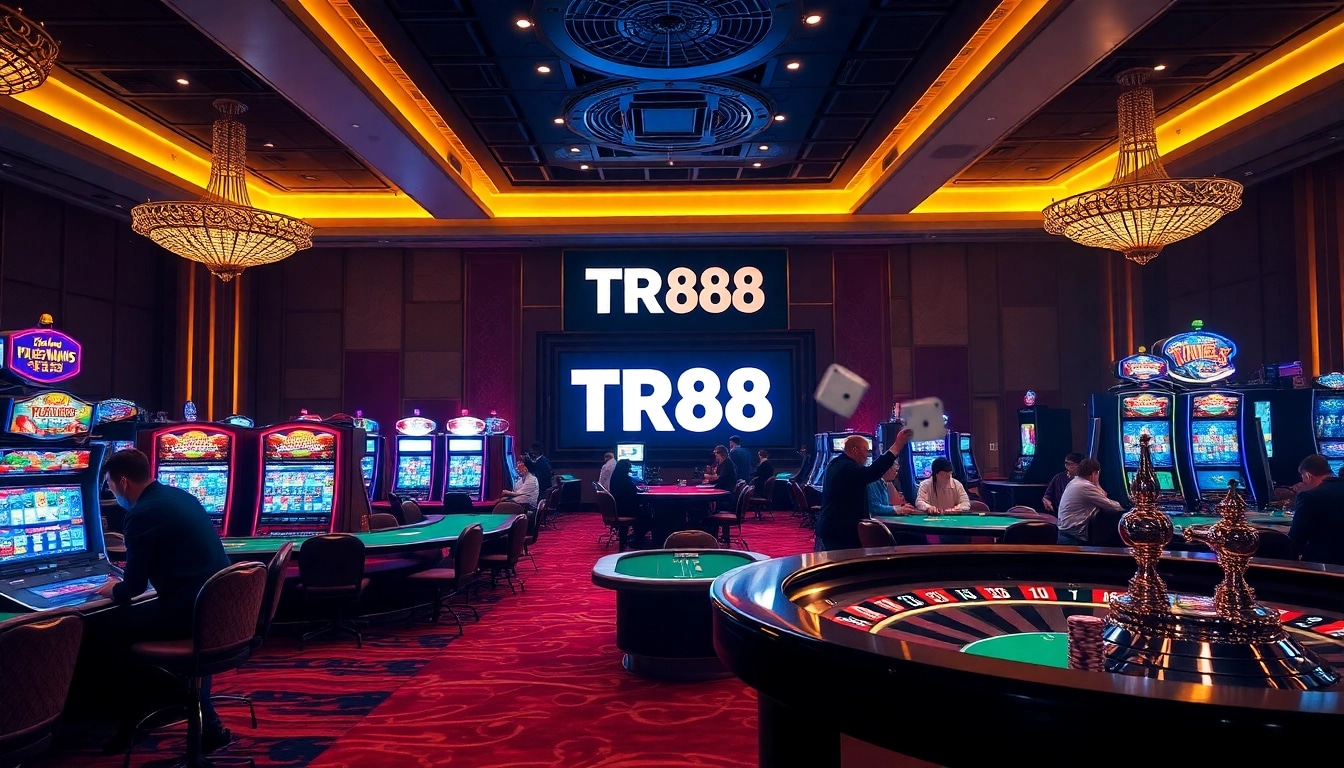 Experience thrilling gambling action at TR88 with vibrant casino games and friendly dealers.