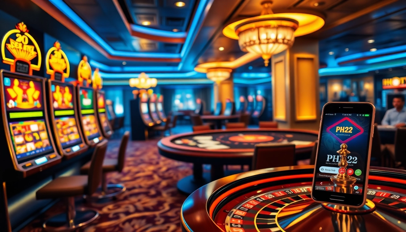 Experience thrilling gameplay at PH22 with state-of-the-art slots, poker, and mobile app access.
