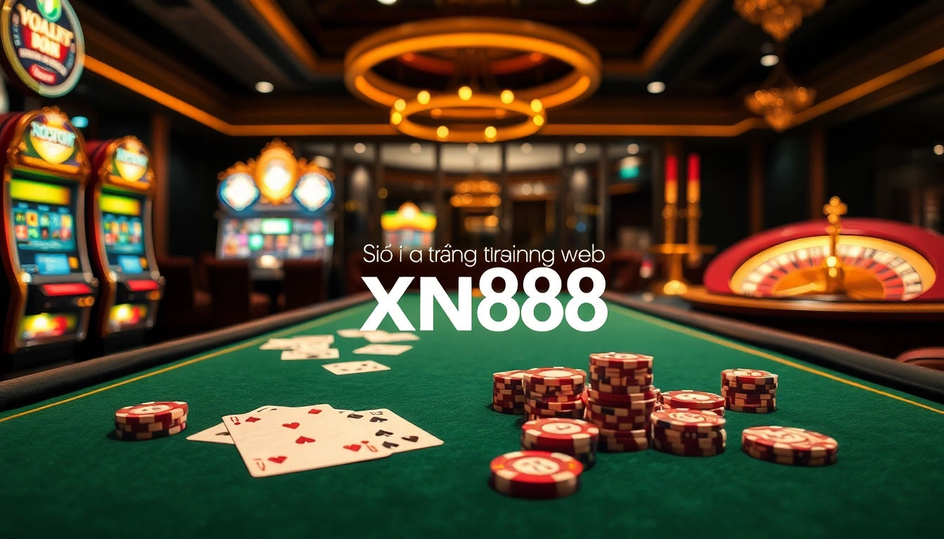 Sơ đồ trang web xn88 enhances the immersive experience of high-stakes gambling with vibrant casino visuals.