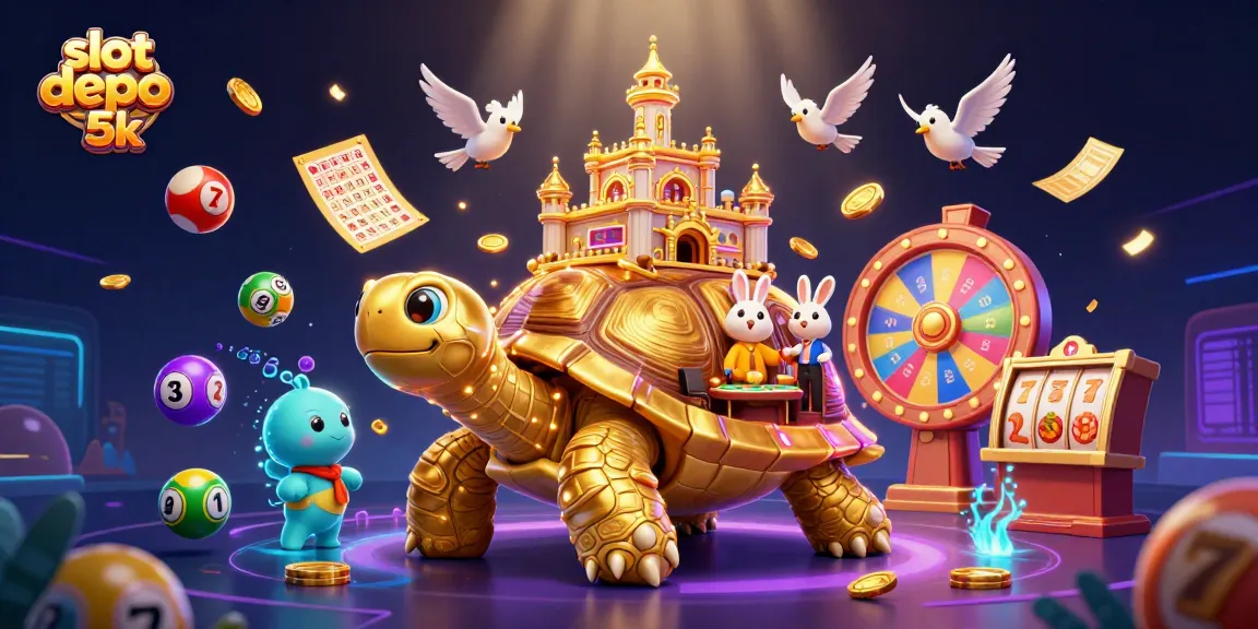 Menangkan jackpot di slot depo 5k dengan karakter kartun dan elemen kasino yang menakjubkan.
