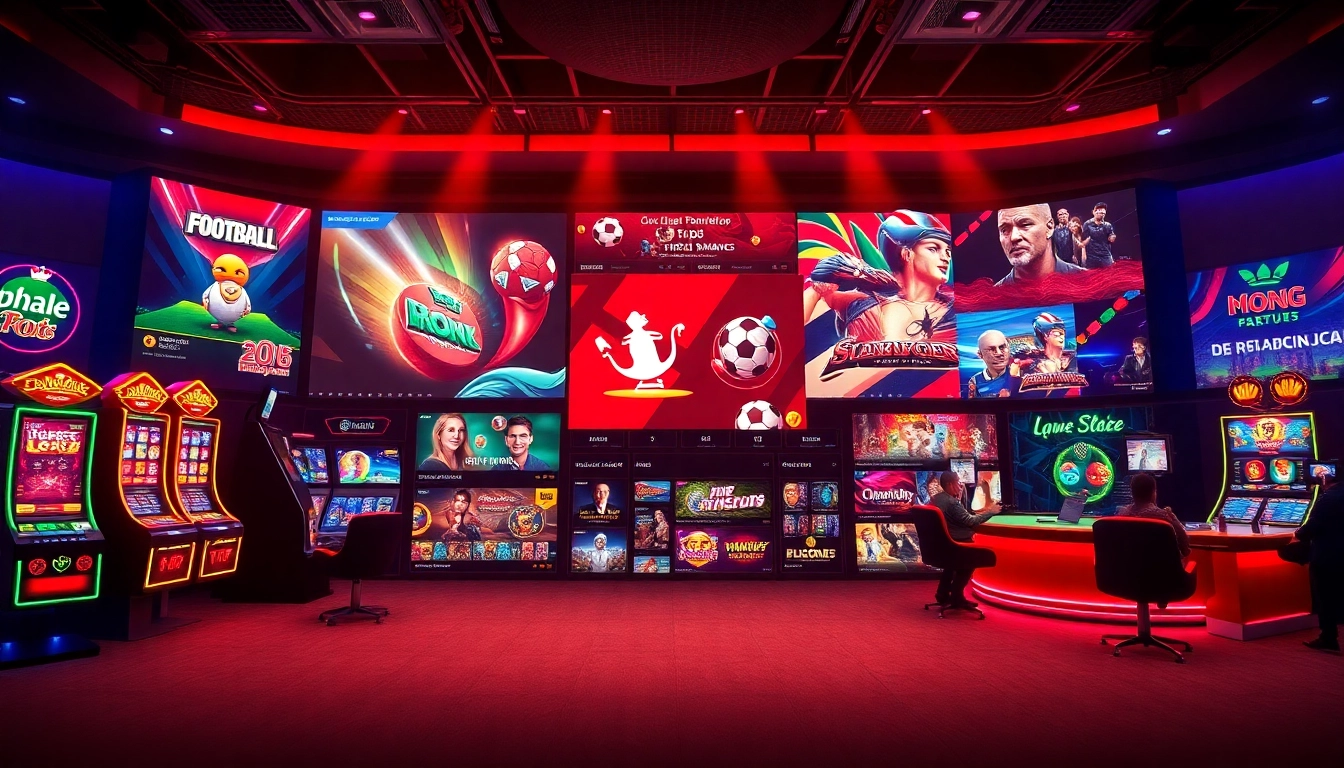 Dynamic interface of bolagacor showcasing online gambling options and engaging visuals.