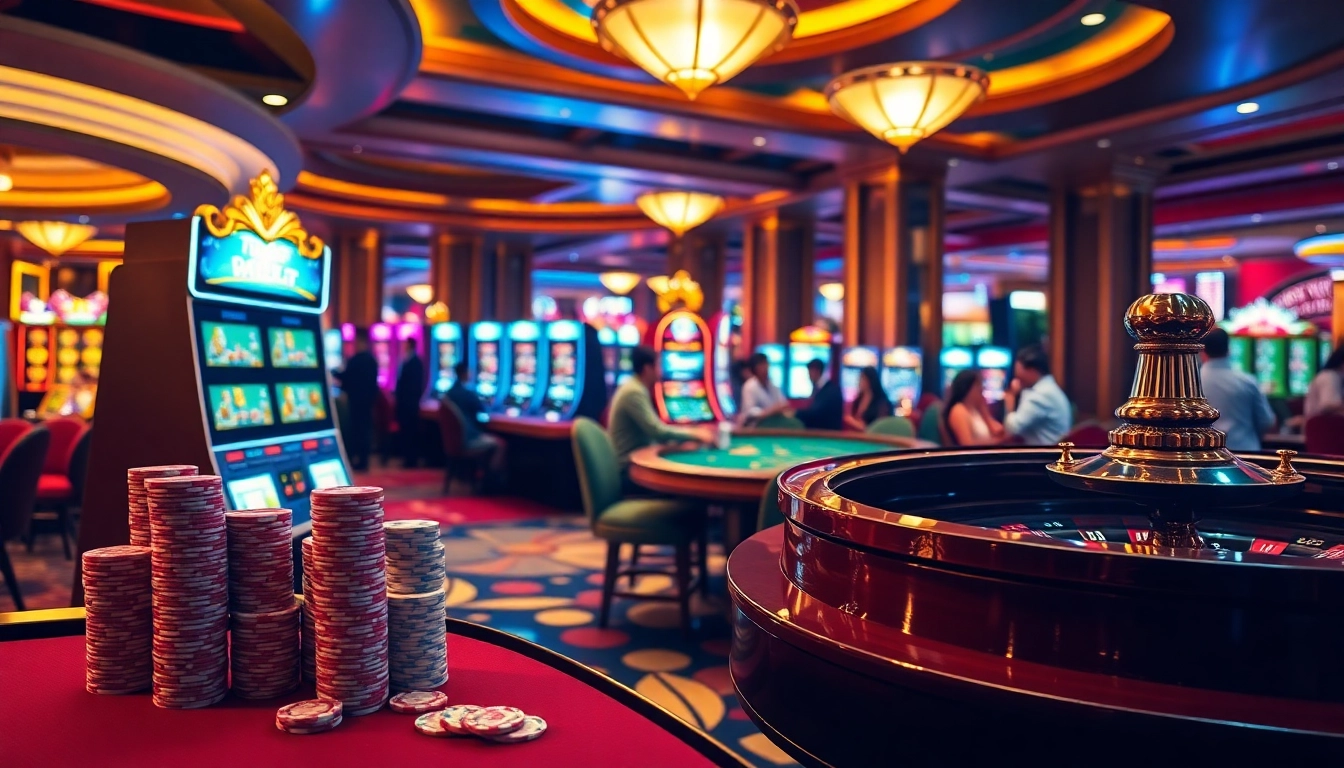 Players enjoy diverse games at a lively table in a luxurious casino atmosphere on https://ww88.review/.