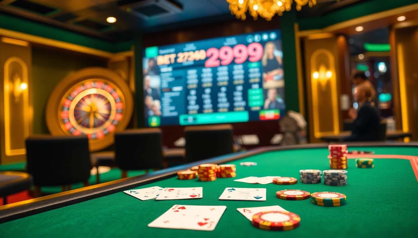 Experience the thrill of online gaming at https://bet299app.com.br/ with vibrant casino visuals and poker tables.