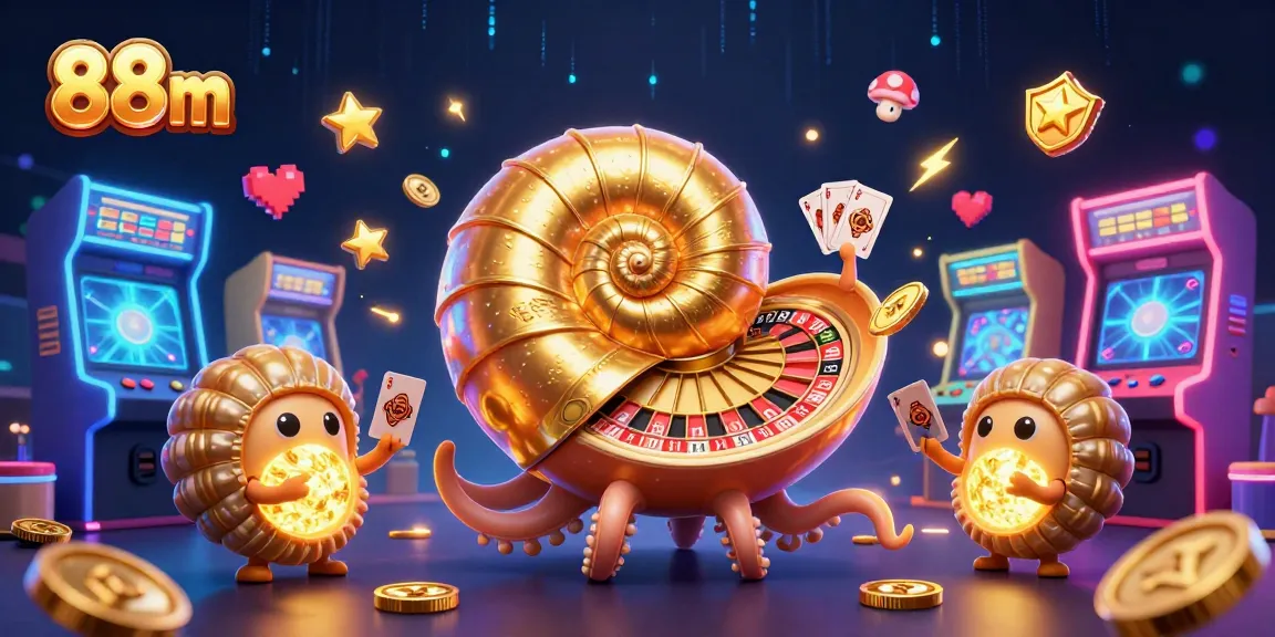 Engage with thrilling games at 88m's online casino featuring a vibrant nautilus roulette.