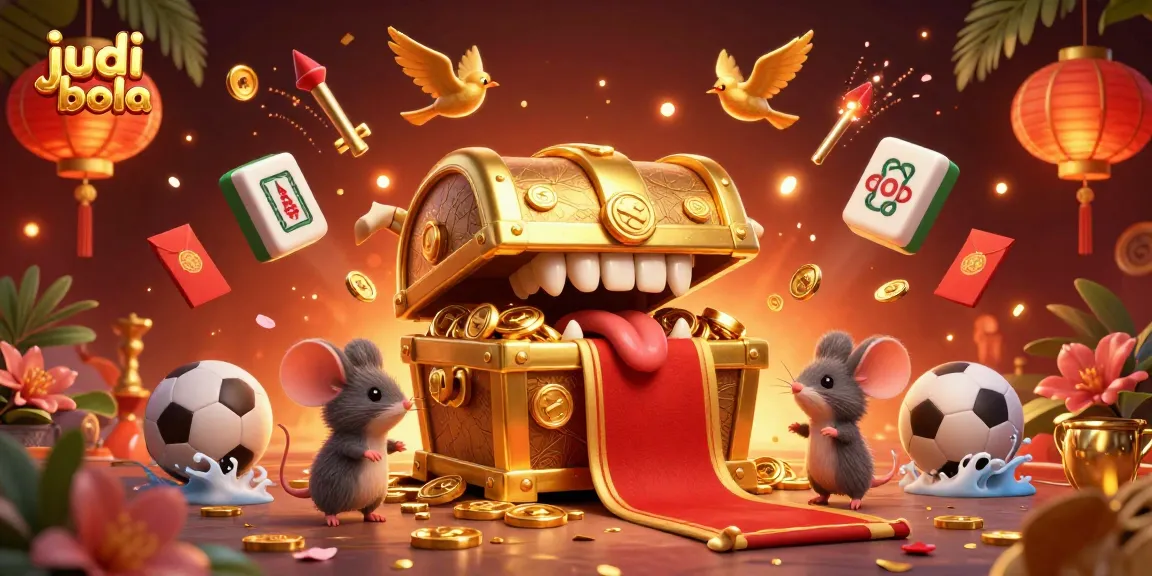Engage in judi bola action with vibrant 3D visuals of sports betting excitement and rewards.