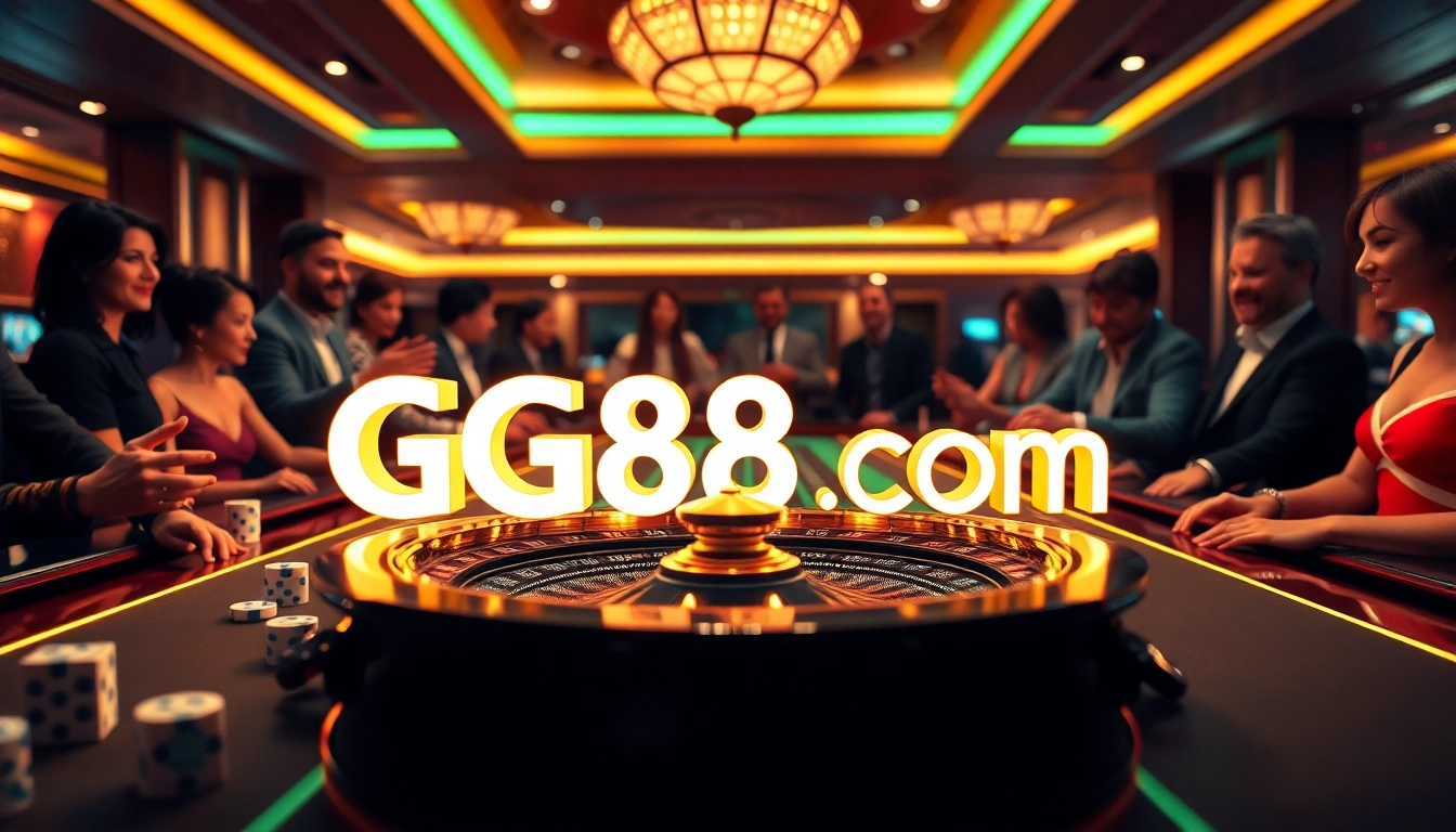 Experience the thrill of gaming at GG88 Com, featuring lively casino games and vibrant visuals.