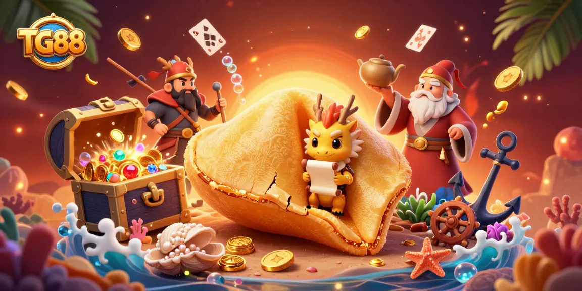 Experience the thrilling world of TG88 with golden treasures and magical themes in the casino universe.