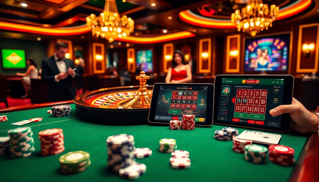 Experience high-stakes action at the link 88i casino with vibrant games and excited players.