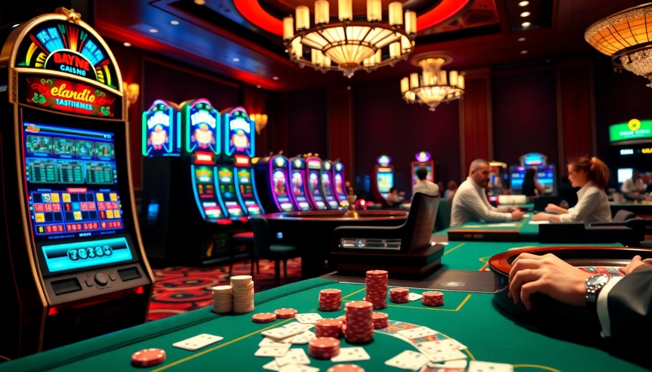 Experience the excitement of elang212 with vibrant casino tables and engaged players in action.