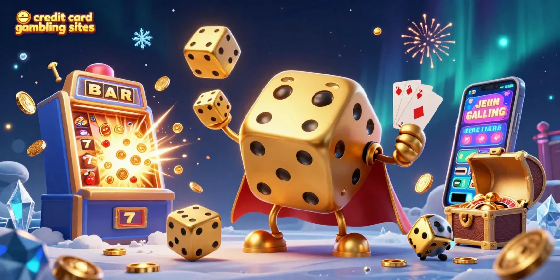 Experience credit card gambling sites with vibrant characters enjoying a dynamic casino atmosphere.
