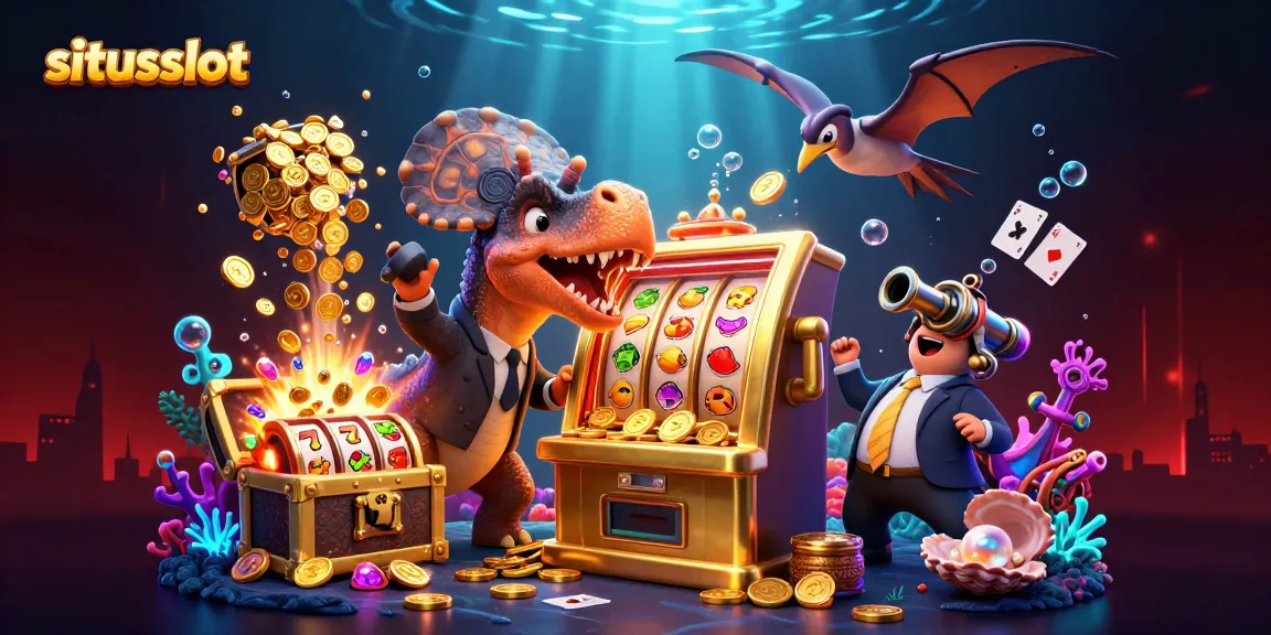 Menang dengan situsslot melalui ilustrasi menarik mesin slot dan karakter kartun!