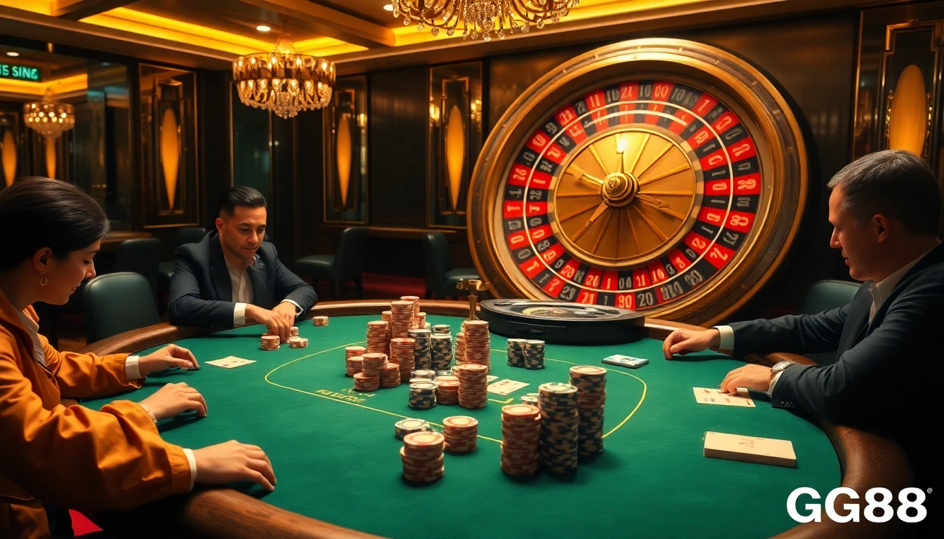 Experience thrilling gameplay at GG88 poker tables with luxury and excitement.