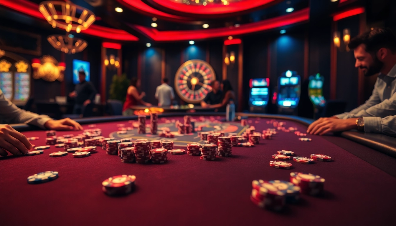 Experience the thrill of poker at 79king osaka with vibrant casino elements and high-stakes action.