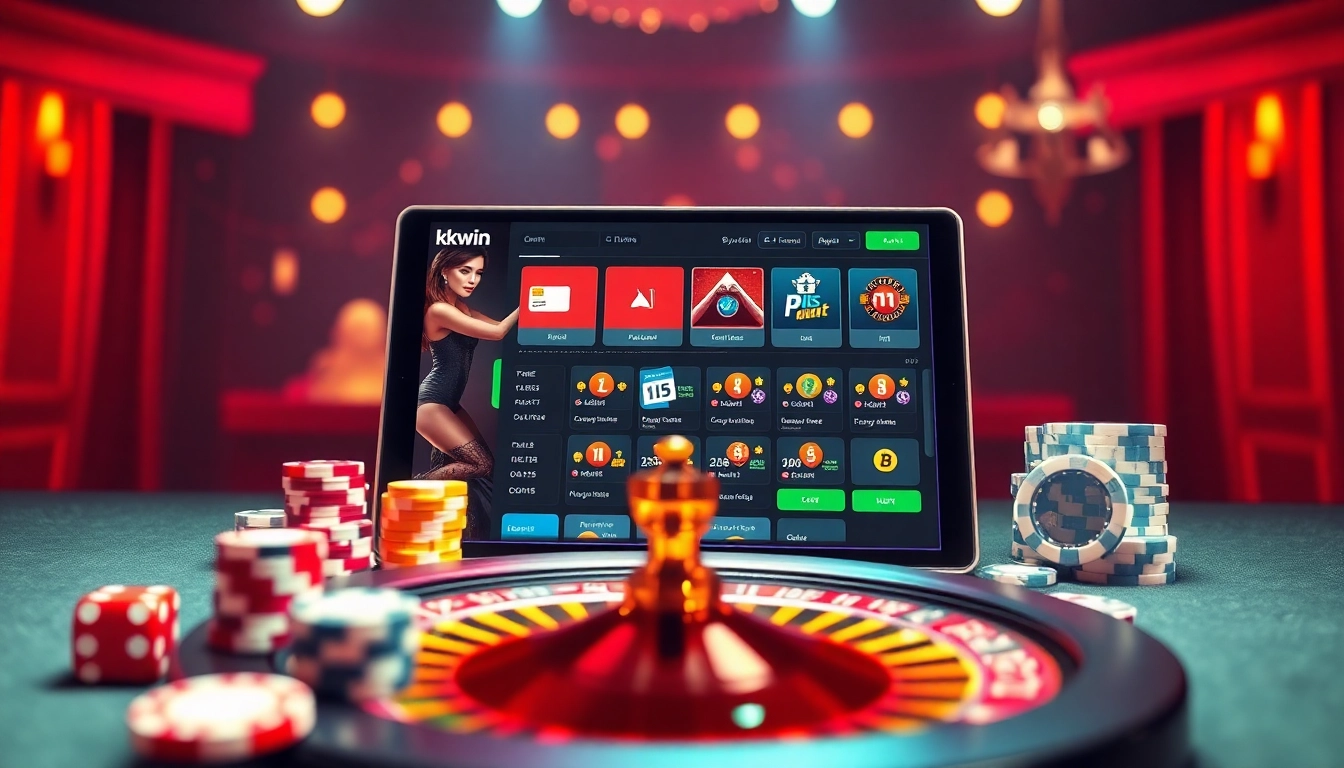 Nạp Tiền kkwin with digital payment methods and casino elements for an engaging gambling experience.