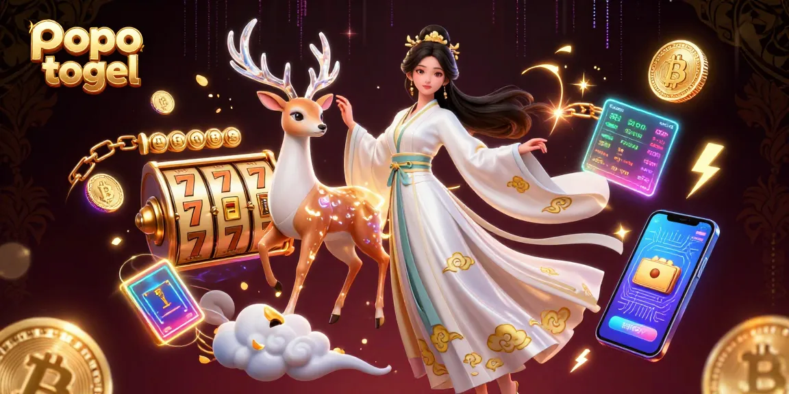 Experience thrilling gameplay at popo togel with vibrant slot reels animated by a stunning 3D artistry.