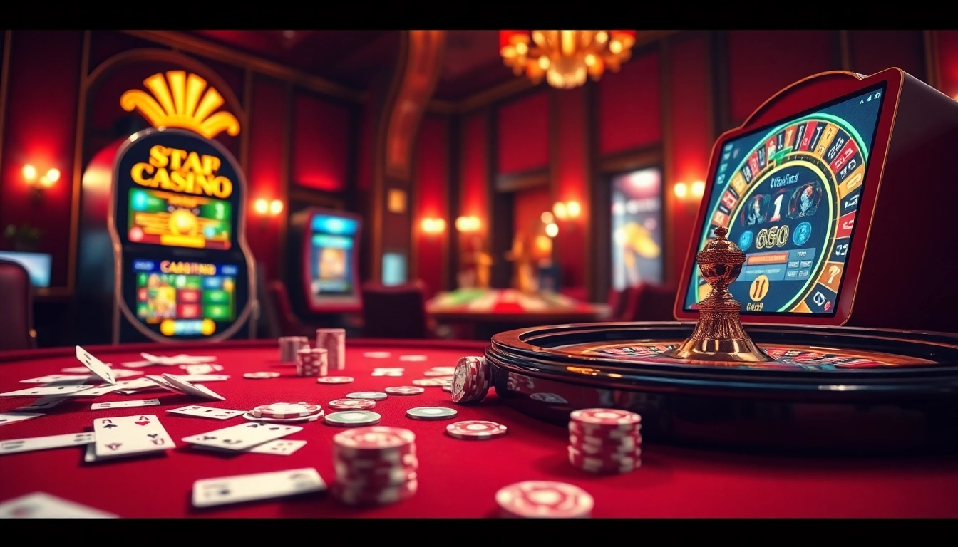 Immerse in the excitement of trang chủ go99 with a vibrant casino scene showcasing dazzling games and immersive experiences.
