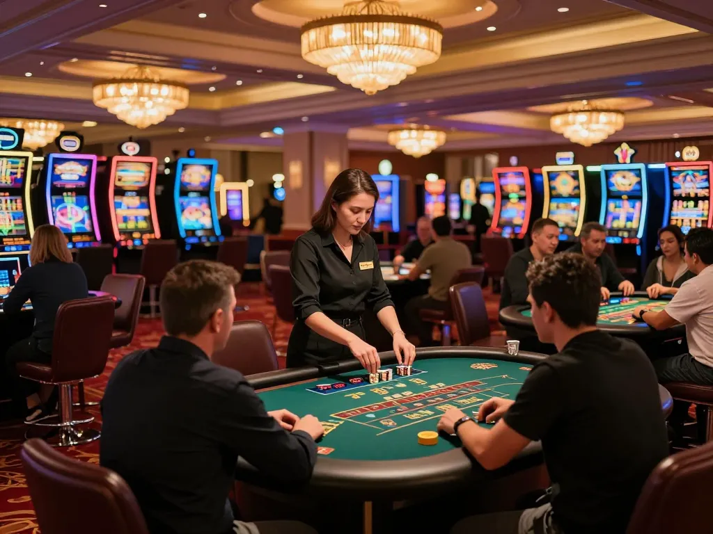 Excited players engaging in strategic gameplay at KP88 club casino tables with vibrant atmosphere.