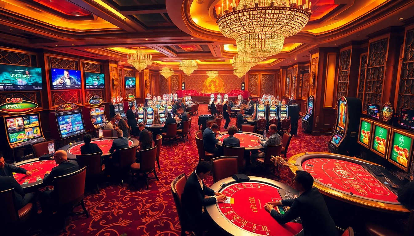 Experience thrilling gaming at https://gg88.my/ with luxurious casino tables and vibrant atmosphere.