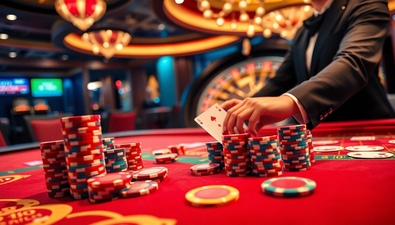 Kjc solutions offers an exciting casino environment with vibrant gaming elements and professional dealers.