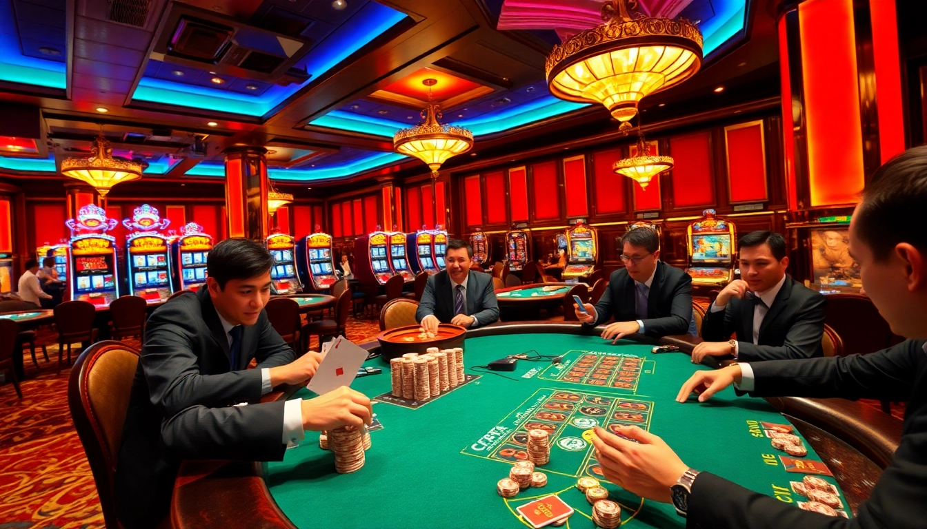 Experience the excitement of gambling at https://urr88.com/ with high-stakes gaming and luxurious casino decor.