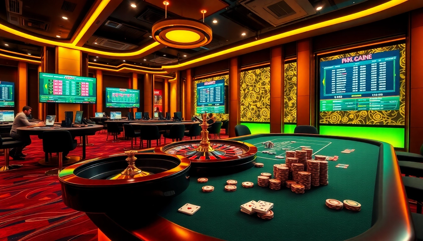 Engaging scene with players at mm88 com enjoying casino games, table stakes, and excitement.