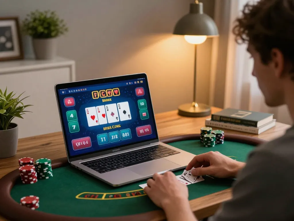 Experience dynamic online gambling at home with g28 com live baccarat action on laptop screen