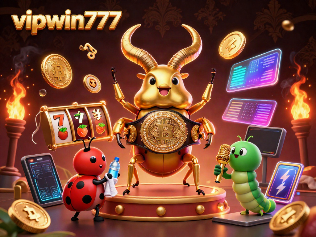 Experience the vibrant action of vipwin777 with colorful slot reels and exciting characters.