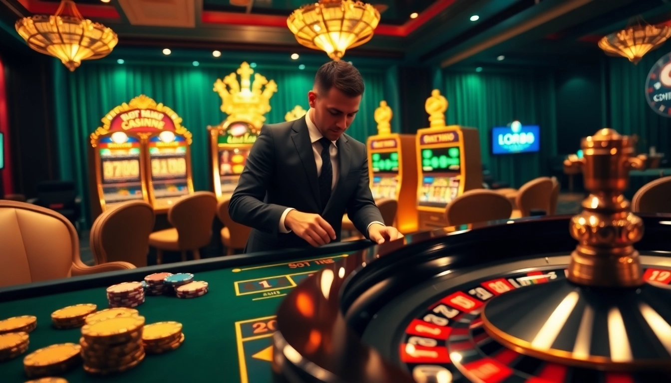 An exciting poker game showcases the thrill of betting at for88 .com, featuring luxurious casino aesthetics and engaging visuals.