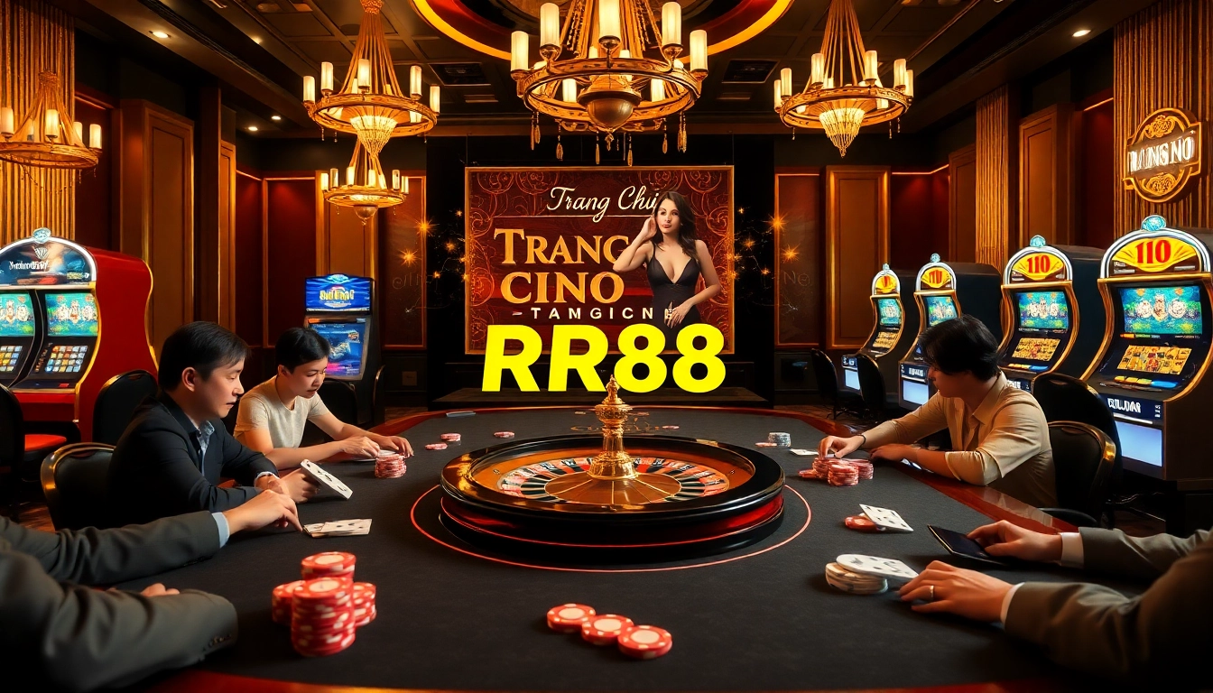Experience the excitement of gambling at Trang Chủ RR88 with vibrant games and thrilling atmosphere.