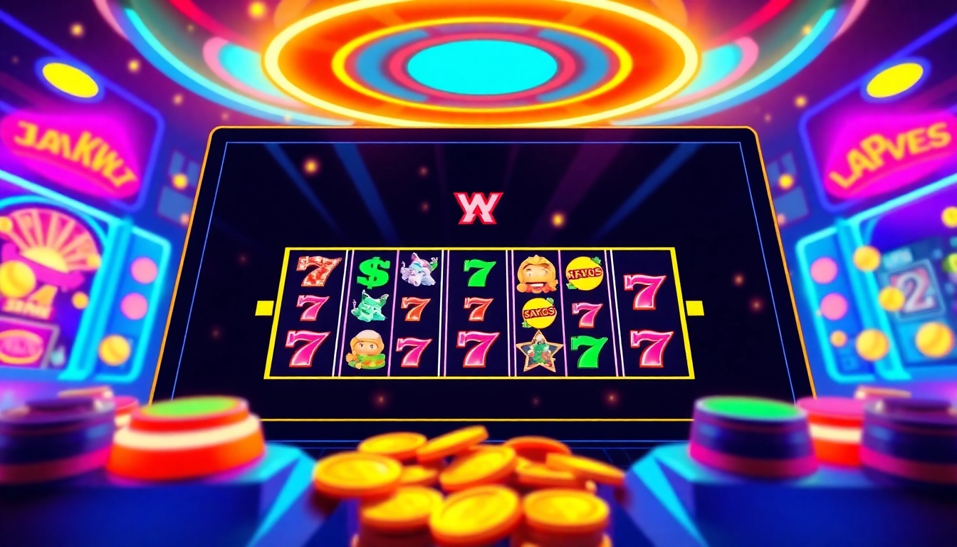 Exciting online gaming experience showcasing hoki138 slot games with vibrant colors and dynamic visuals.