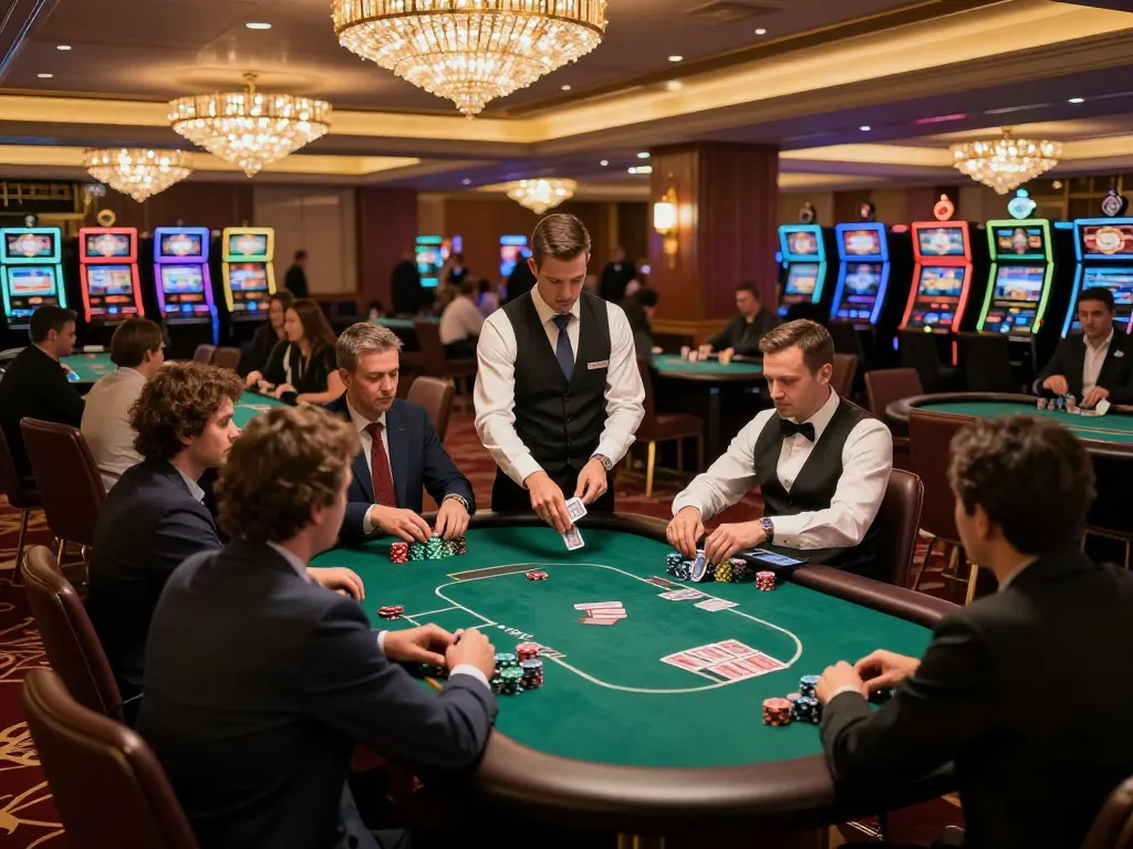 Experience ดูหนังออนไลน์ฟรี while enjoying dynamic poker gameplay in an upscale casino setting