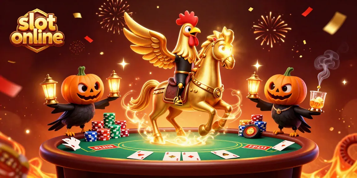 Menggairahkan permainan slot online dengan tampilan 3D karakter unik di kasino malam berbintang.