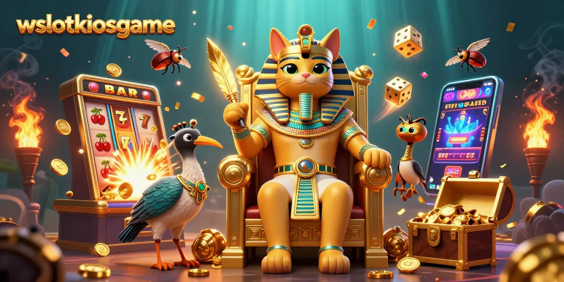 WSLOTKIOSGAME menarik kemenangan besar dengan mesin slot penuh hadiah dan karakter dalam aksi.