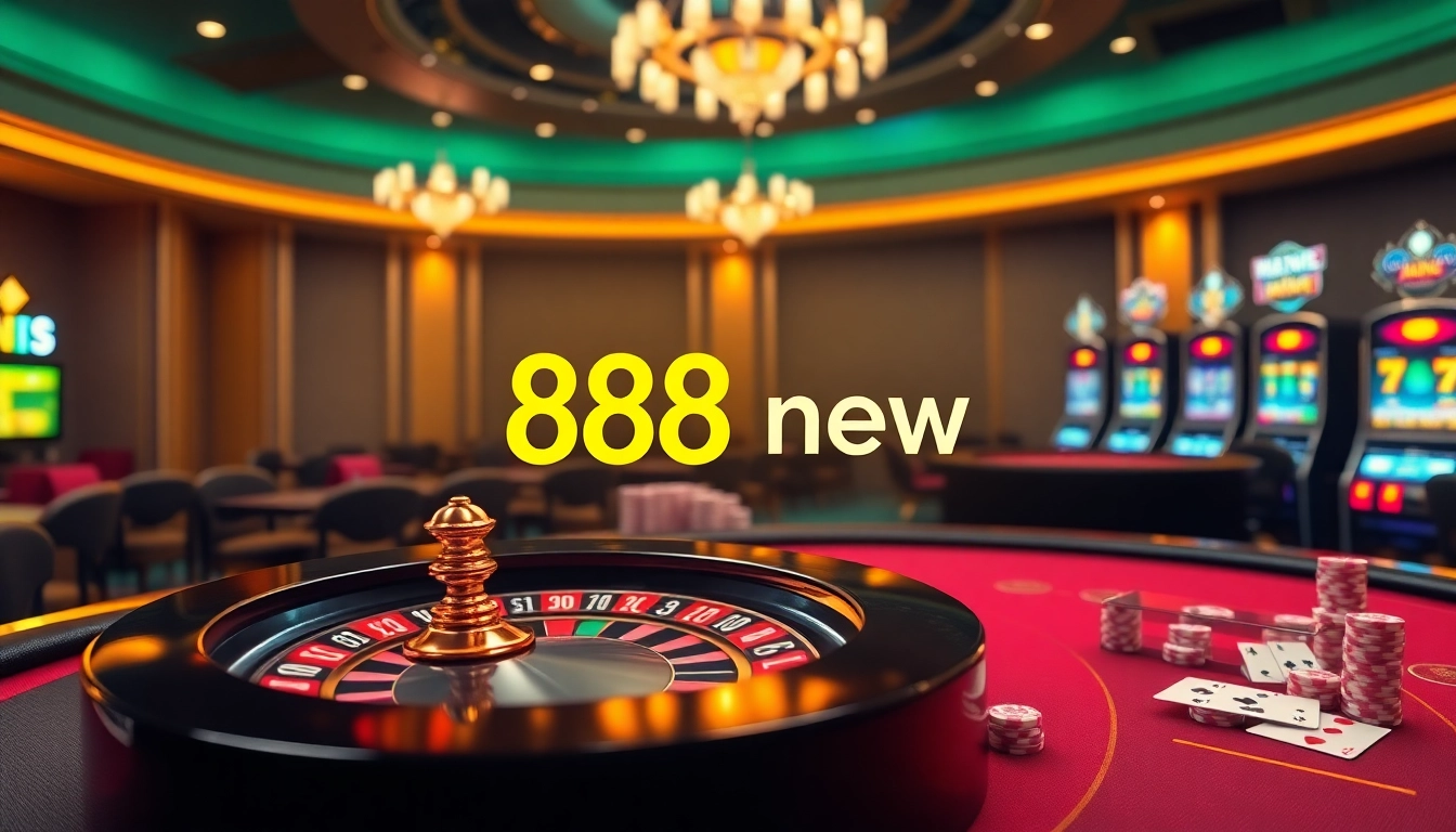 Experience excitement at 888 new online casino with vibrant games and luxurious betting atmosphere.