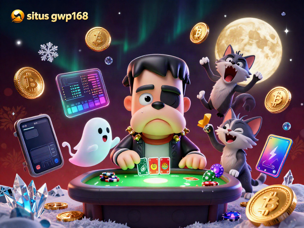 Memainkan slot gacor di situs gwp168 dengan karakter kasino menawan dan suasana misterius.