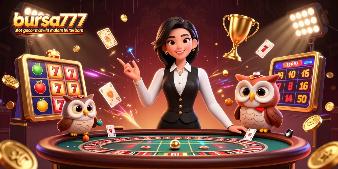 Experience the thrill of bursa777 slot gacor maxwin malam ini terbaru with dynamic casino elements and engaging characters.