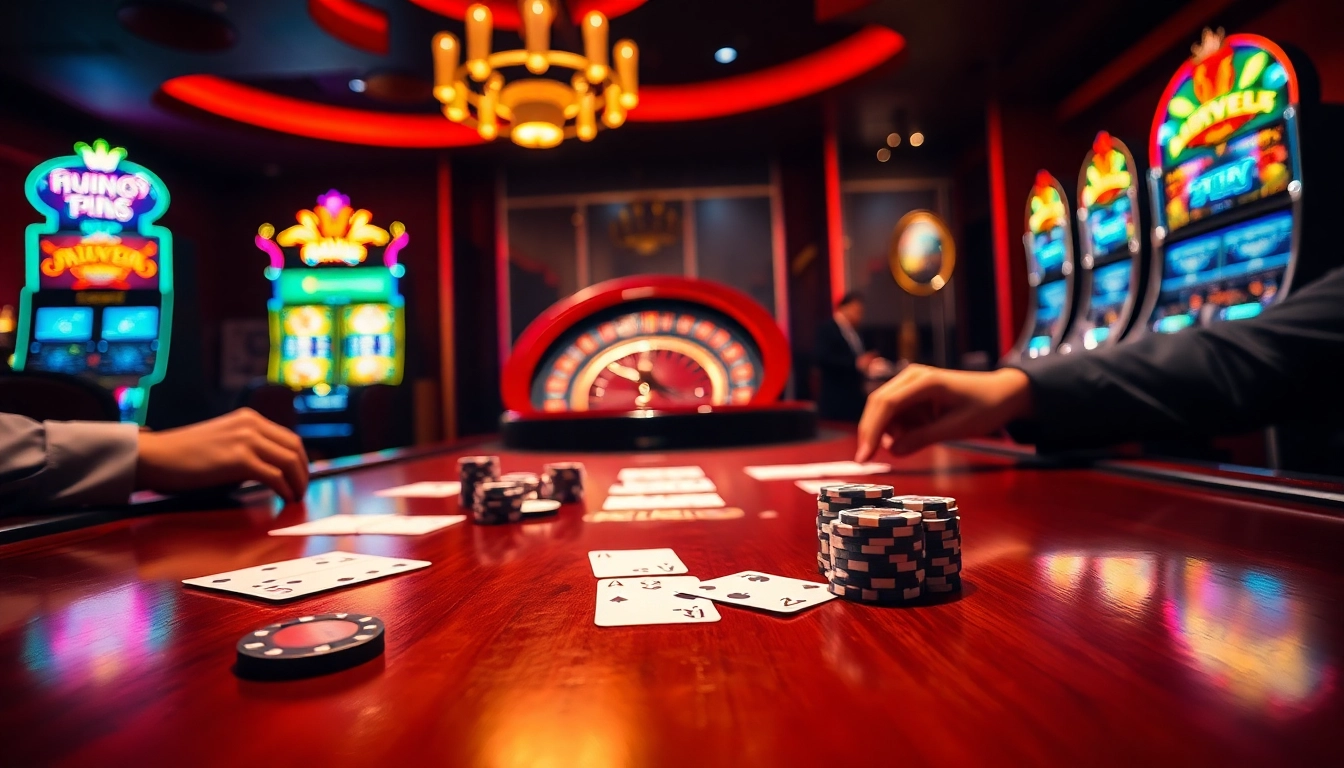 Experience the thrill at nhà cái KING88 with high-stakes poker action at a luxurious casino table.