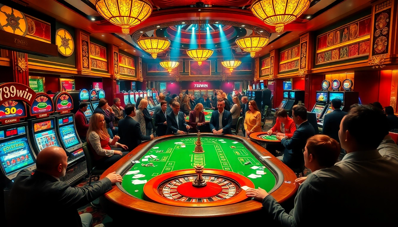 Experience high-stakes excitement at 789win's vibrant casino floor with poker, slots, and roulette.
