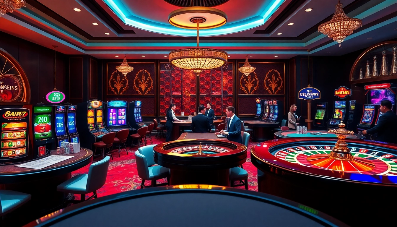 Experience the excitement at MB66 with a sophisticated online casino atmosphere featuring poker and slot games.