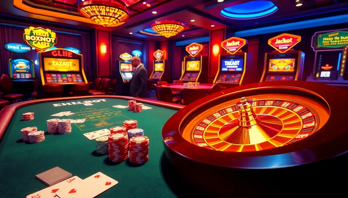 Excited players enjoying high-stakes games at the febet casino.