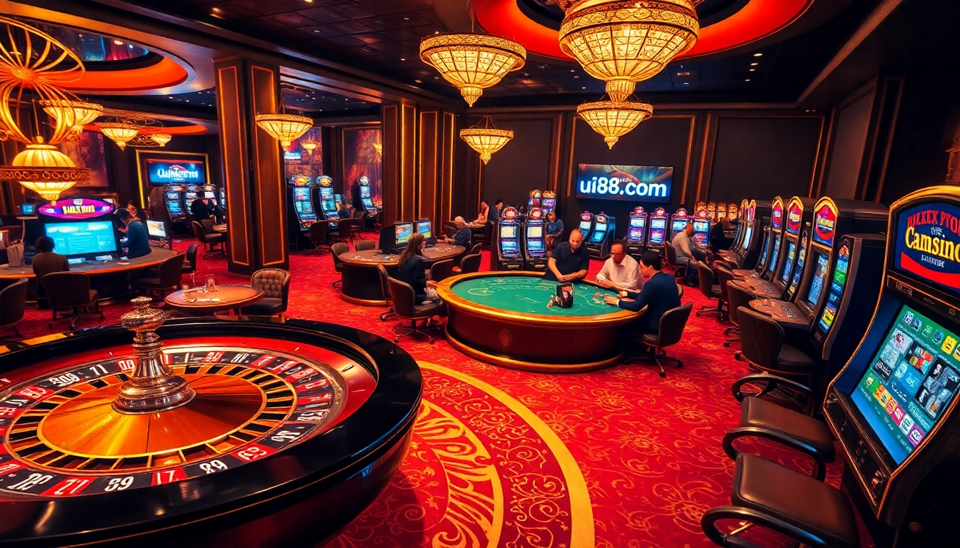 Experience the excitement of uu88.com with vibrant casino games and luxury atmosphere.
