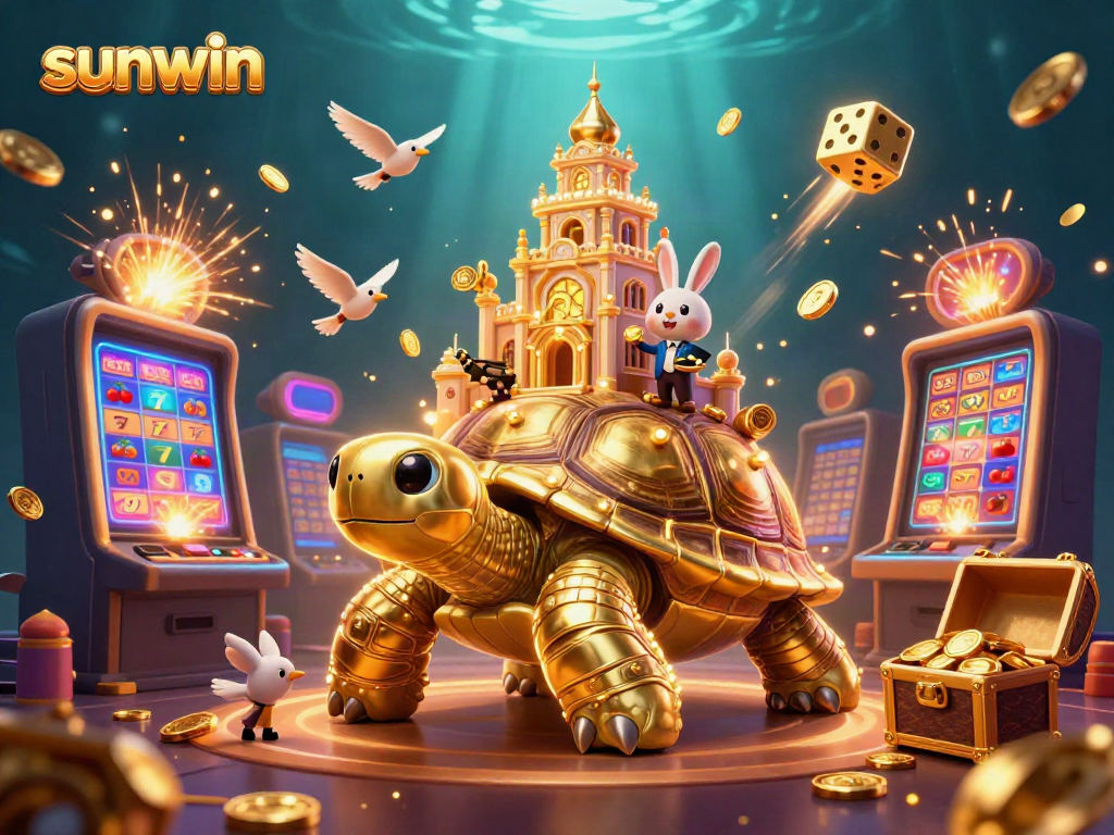 Experience excitement at sunwin with a vibrant casino scene featuring thrilling games and dazzling wins.