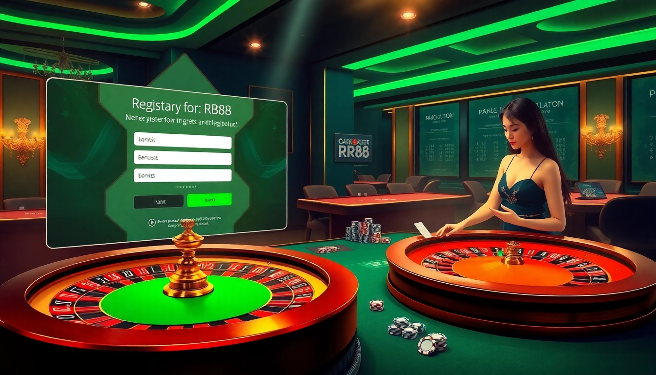 Experience seamless registration at RR88 while enjoying thrilling casino games and bonuses.