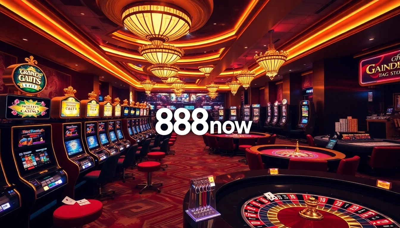 Experience the thrill of 888now with vibrant casino tables and exciting gameplay.
