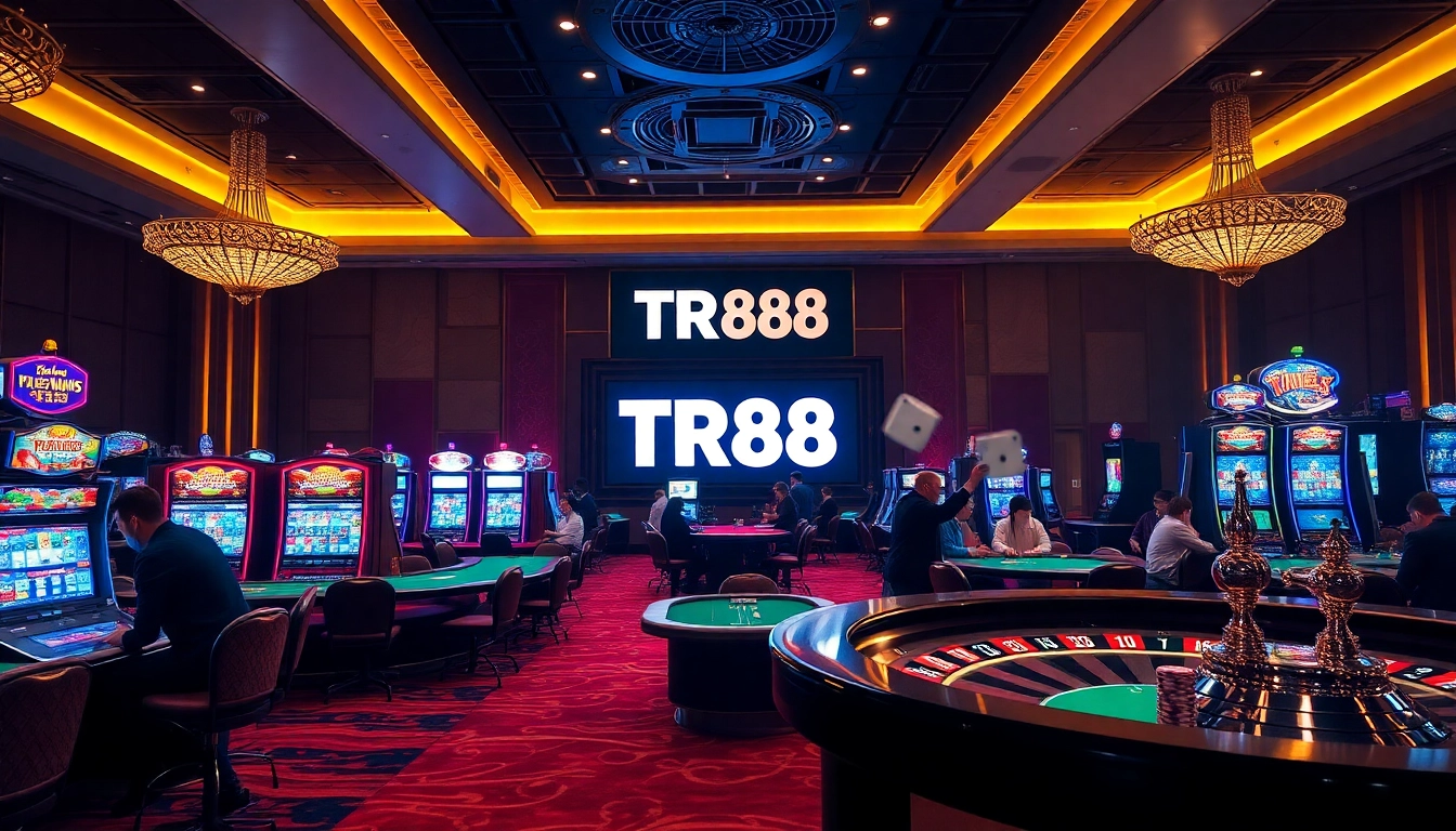 Experience thrilling gambling action at TR88 with vibrant casino games and friendly dealers.