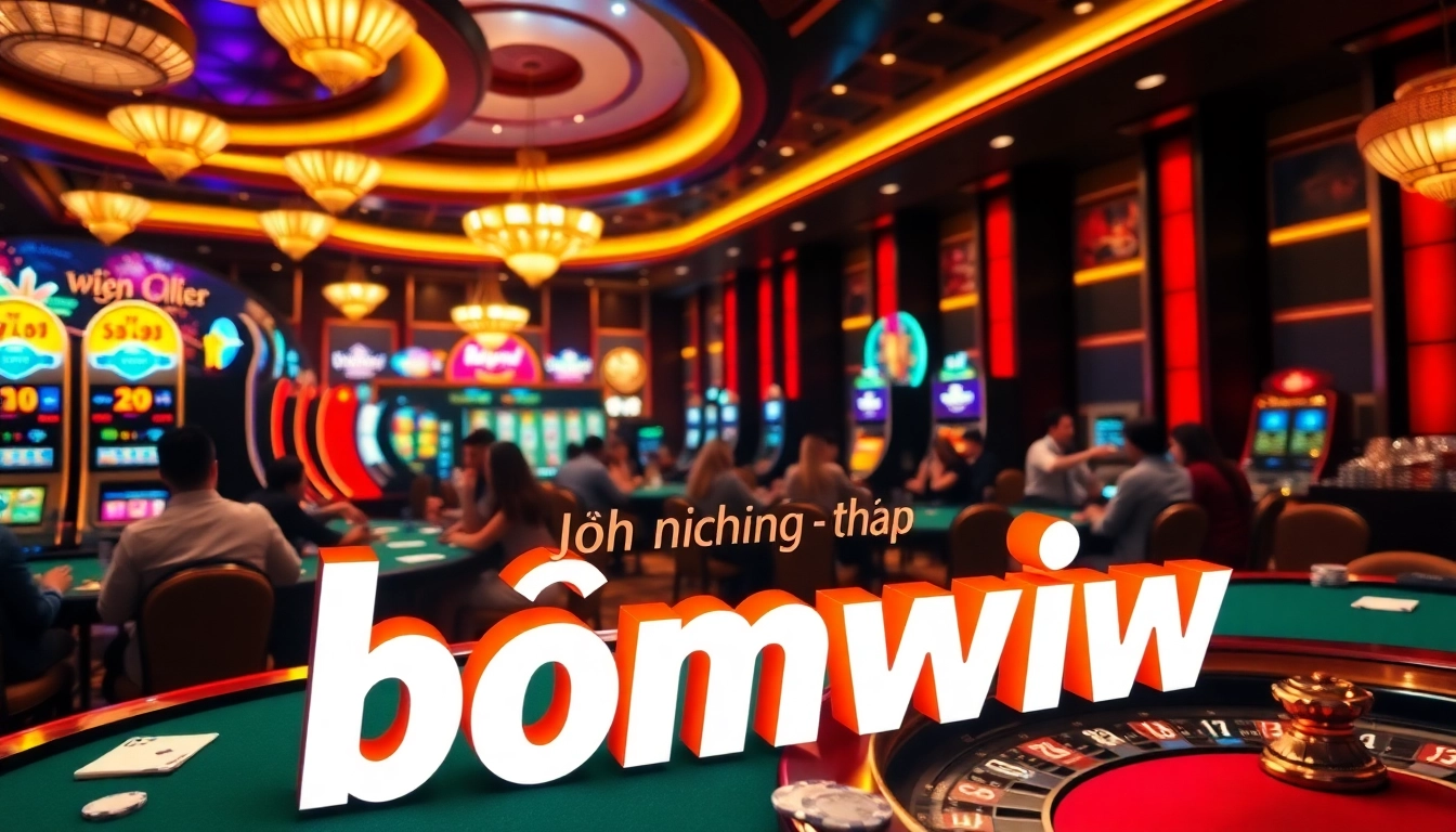 Engage in the thrill of Đăng nhập bomwin at a luxurious casino, filled with vibrant games and winning excitement.